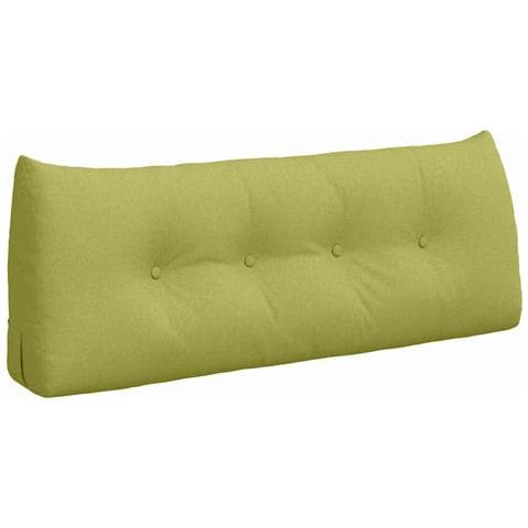 Cuscino per Schiena Verde chiaro 120 x 24 x 50 cm Tessuto - Foto 1