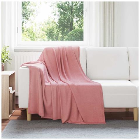 Coperte da Pile 6 pcs Rosa 170 x 130 cm Panno - Foto 2