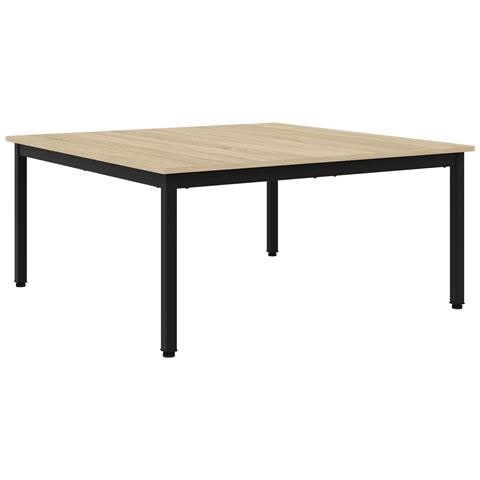 Tavolino da salotto Sonoma 100 x 100 x 45 cm Legno multistrato - Foto 1