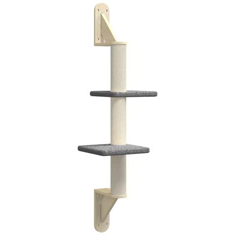 Albero per Gatti con Tiragraffi a Parete Grigio Scuro 108 cm - Foto 1
