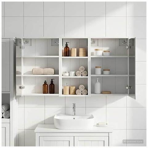 Set di Armadi da Bagno 3 pcs 116 x 16 x 62,5 cm - Foto 2