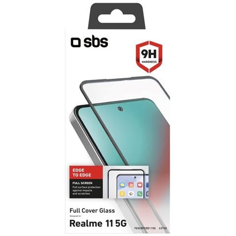 TESCRFCRE115G protezione per lo schermo e il retro dei telefoni cellulari Pellicola proteggischermo trasparente Realme 1 pz - Foto 2