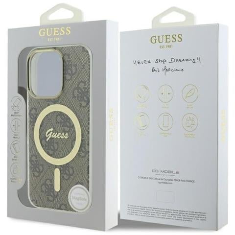 Custodia Iphone 16 Pro Guess Iml 4g Marrone - Una Scelta Affidabile - Foto 7