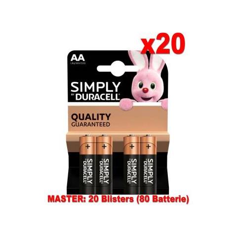 Simply LR6 / MN1500 Confezione da 20 Blister da 4 Stilo 1,5V AA - Foto 3