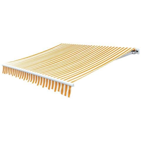 Tenda Parasole Tela Giallo e Bianco 4x3m (Telaio non Incluso) - Foto 2