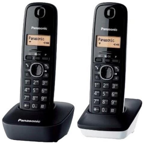 Telefono Senza Fili Panasonic Kx-tg1612sp1 Nero Bianco (2 Pcs)  - Foto 2
