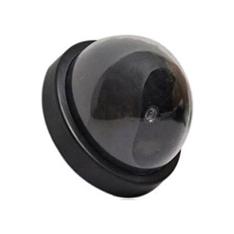 Telecamera Finta, Home Security Falso Camera Telecamera Di Sicurezza A Cupola Con Luce Led Lampeggiante - Foto 2
