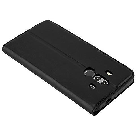 Cadorabo Custodia Compatibile Con Huawei Mate 10 Pro In Nero Di Notte - Coperchio Protettiva Con Chiusura Magnetica, Funzione Stand E Tasca Per Le Carte - Foto 2