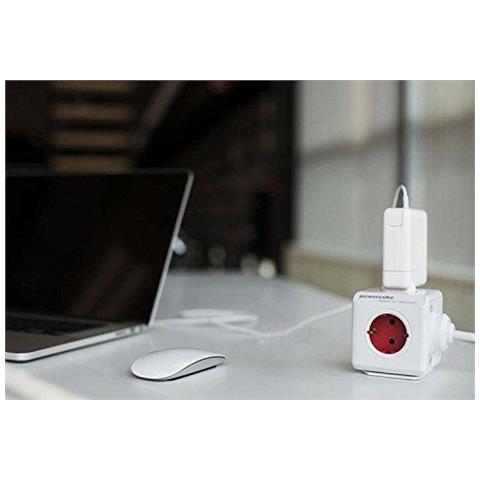 Powercube Extended Spina A 5 Prese, Verde / bianco - Foto 7