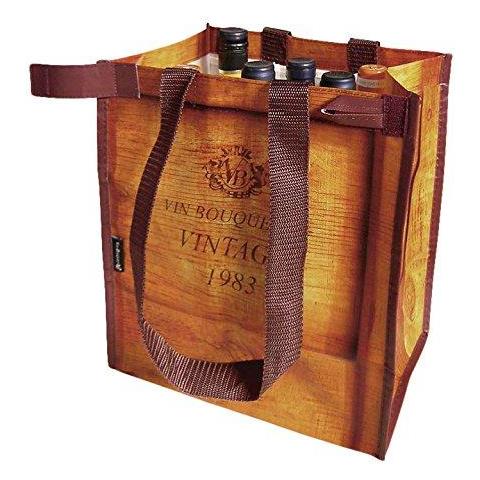 Fia 050 6 Bottiglie Borsa. Borsa Vintage Trasporta Fino A 6 Bottiglie - Foto 1