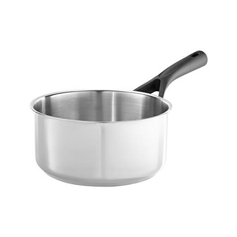 Expert Casseruola Acciaio Inox, Neroygrigio Pentola Con Coperchio 16 cm Nero E Grigio - Foto 3