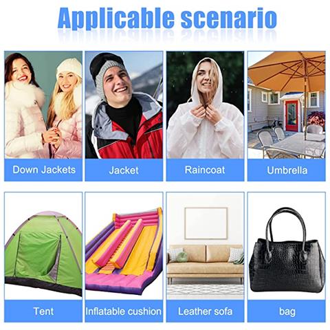 Toppe Di Riparazione Autoadesive 5 Fogli Black - Foto 2