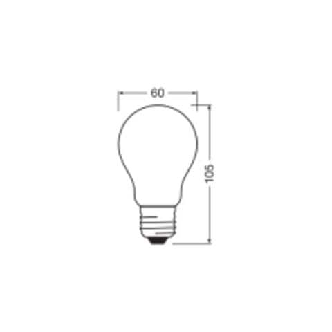 Osram Lampadina Led A E27 Opale 2,5w 525lm 3000k Ip20 300° [lv-4099854009570] - Foto 4