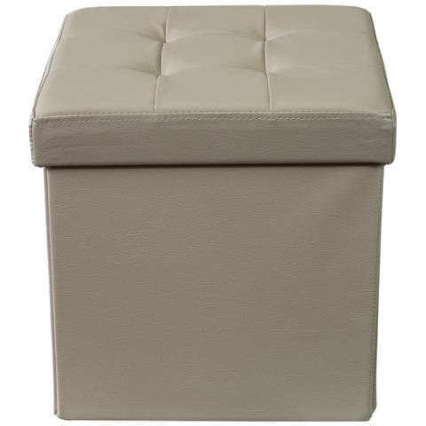 Zara - Pouf Quadrato In Ecopelle - Foto 4