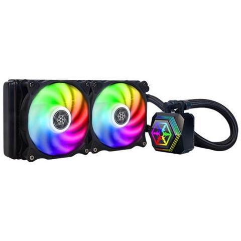 Dissipatore CPU a Liquido PF240-ARGB V2 per Socket LGA 1150 (Socket H3), LGA 1151 (Socket H4), LGA 1155 (Socket H2), LGA 1156 (Socket H), LGA 1200 (Socket H5), LGA 1700, LGA 2011 (Socket R), LGA 2066, Socket AM2, Socket AM3, Socket AM4, Socket FM1, Socket FM2 - Foto 1