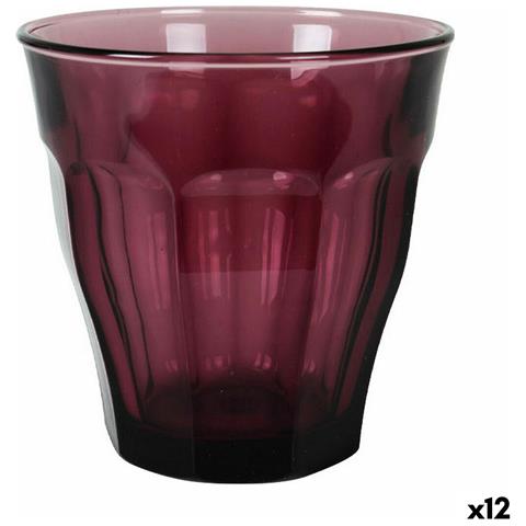 Set Di Bicchieri Duralex Picardie Viola 4 Pezzi 250 Ml (12 Unità) - Foto 1