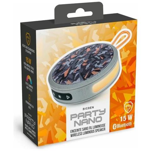 Altoparlante Portatile Bluetooth con Cinturino da Polso 15W Colore Grigio - Foto 2