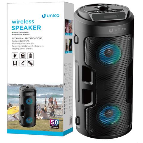 Bs0402 Bt Usb Ax Cassa Karaoke Bluetooth Dj Party Speaker 20w Luci Led - Foto 1