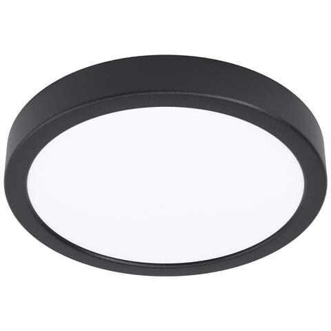 Plafoniera Moderna Fueva 5 Acciaio Nero Led Integrato 17w 3000k Ip20 - Foto 1