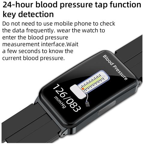 Orologio Intelligente Con Ecg/hrv, Frequenza Cardiaca, Varie Modalità Sportive Black - Foto 8