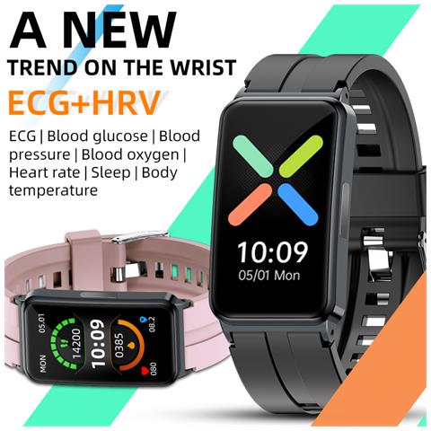Orologio Intelligente Con Ecg/hrv, Frequenza Cardiaca, Varie Modalità Sportive Black - Foto 2