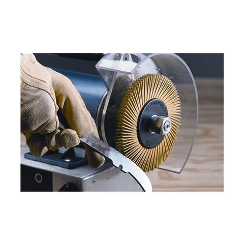 Radialbrstenscheibe Bristle Brush K. 80 D. 150mm B. 12mm M.adapter (27606) - Foto 1