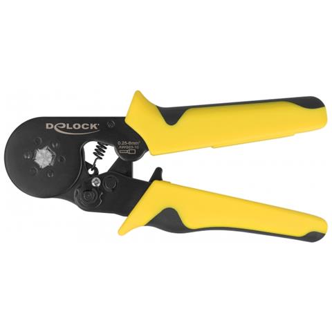 DeLOCK Strumento autoregolante per la crimpatura dei capicorda - esagonale - Foto 2