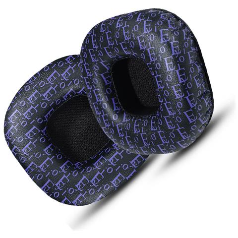 Cuscinetti Auricolari Di Ricambio Per Cuffie Marshall Major Black + Purple - Foto 1