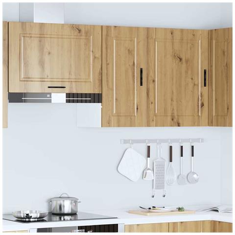 Pensile Da Cucina Porto Rovere Artigianale Legno Multistrato - Foto 3