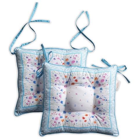 Cuscini Comfort Maison D'hermine - Set Di 2 In Cotone Per Sedia 40x40 Cm, Stile Elegante - Foto 1