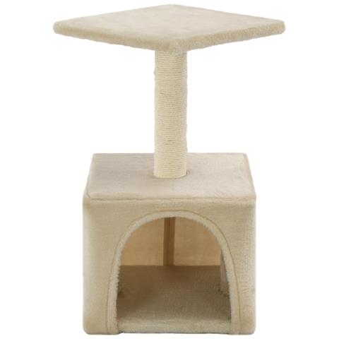 Lusso Casadino - Albero Per Gatti Con Tiragraffi In Sisal 55 Cm Beige - Foto 2
