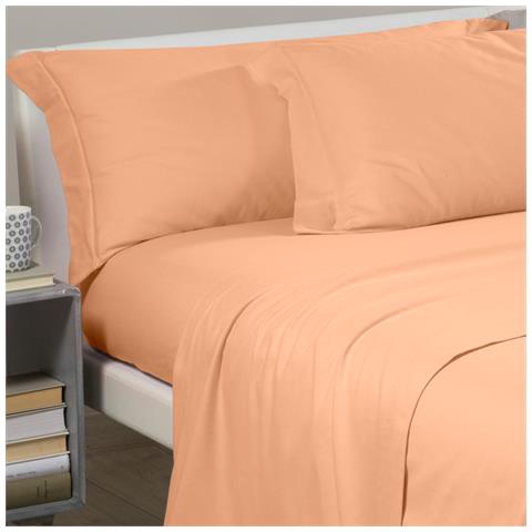 Completo Lenzuola In Flanella Colore Rosa Misura Singolo - Foto 5