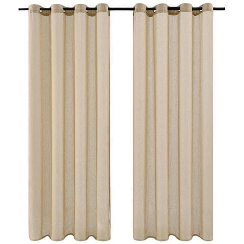 Tende Semiavvolgenti Color Cachi 100cm X 200cm - Design Minimalista Moderno Per Soggiorno E Camera Da Letto B - Foto 1