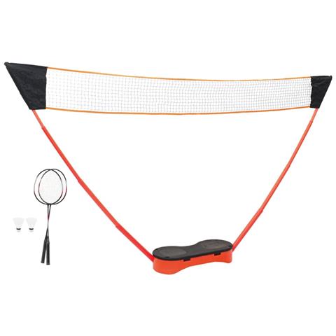Set da Badminton con 2 Racchette, Rete e Custodia 292x30x152 cm - Foto 1