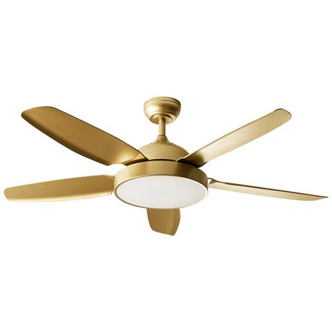 Ventilatore A Soffitto Con Luce Goshaaba Con Telecomando Ottone - Foto 2