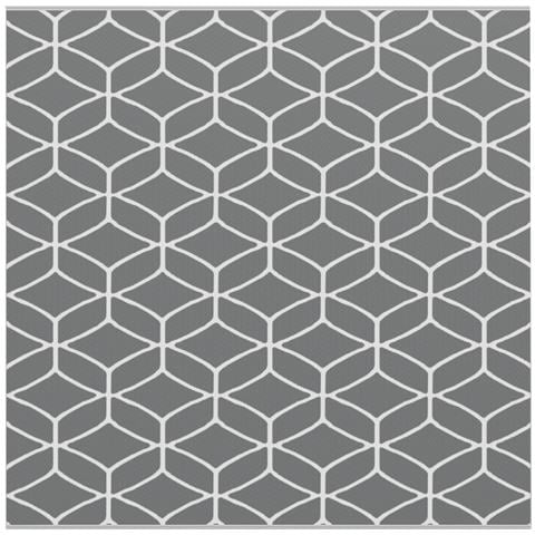 Coperta da esterno ARAKIL Grigio e Bianco Poliestere Grande Pieghevole - Foto 1