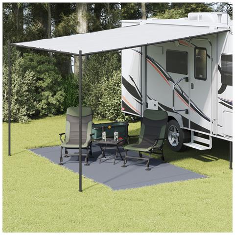 Accessorio per Tenda Blu-Grigio Poliestere 200 x 400 cm - Foto 2