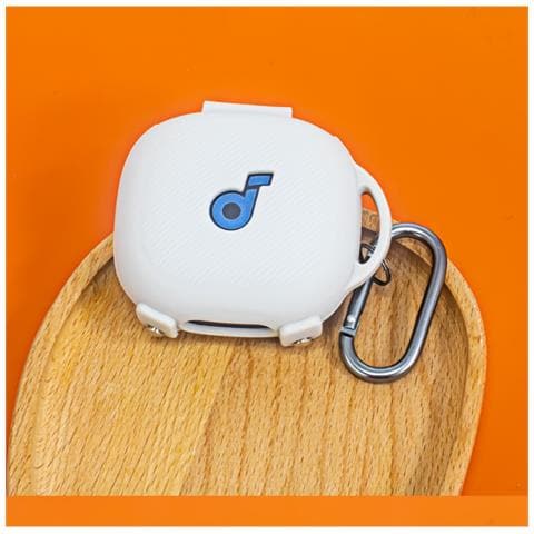 Custodia In Silicone Per Auricolari Bluetooth Compatibile Con Anker Soundcore Sport X20/x20 Beige - Foto 7