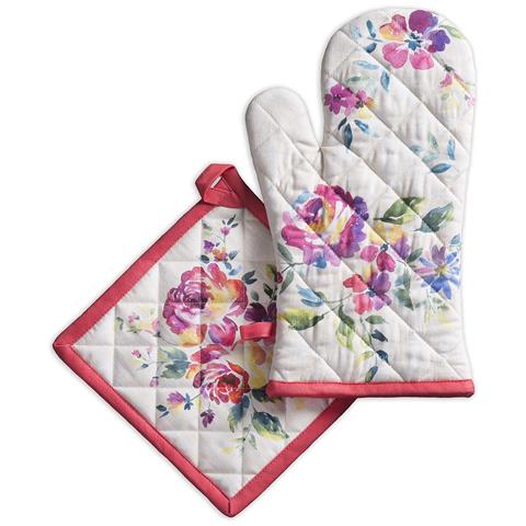 Maison D'hermine Guanti Da Forno Presina Dipinti A Mano - Foto 1