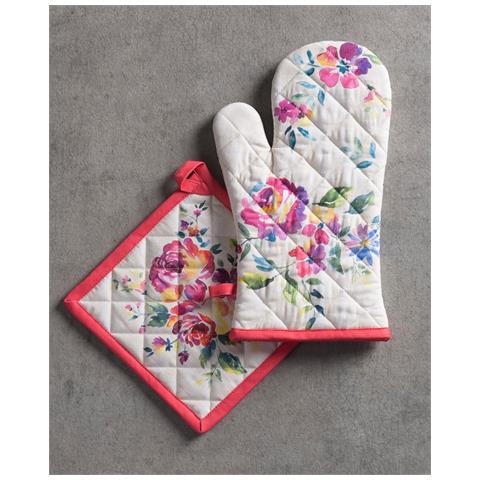 Maison D'hermine Guanti Da Forno Presina Dipinti A Mano - Foto 2