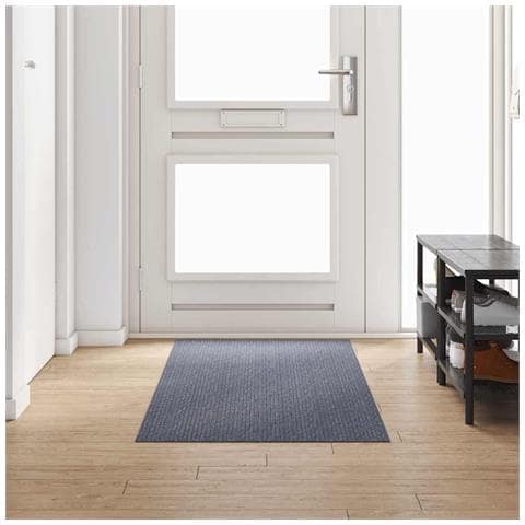 Runner in Moquette Grigio chiaro 80 x 250 cm Tessuto - Foto 2