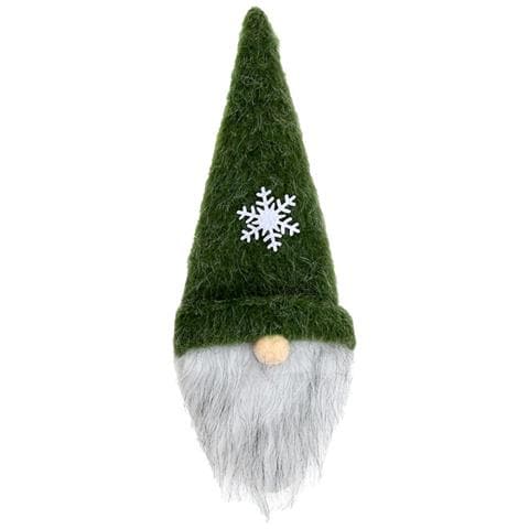 Copribottiglia Di Vino Con Gnomo Senza Volto Per Decorazioni Natalizie - Decorazioni Festive Green - Foto 1