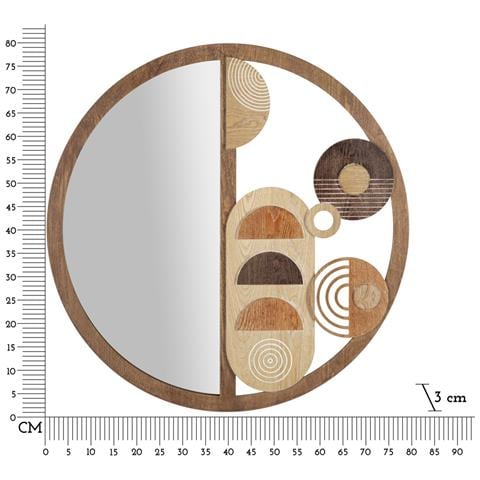 Specchio Con Cornice Vkh483-multicolore-mdf-80x3x80 Cm - Foto 6