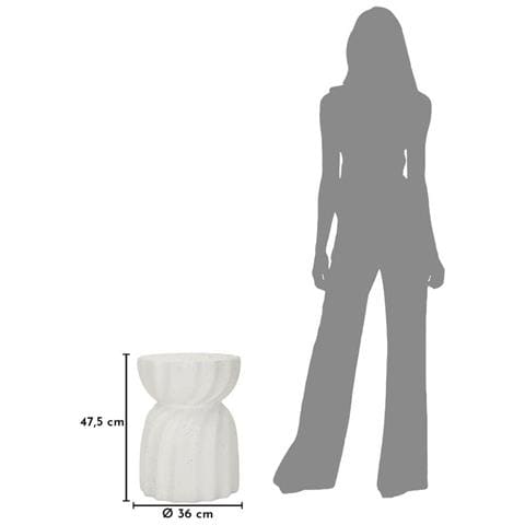 Tavolino Vkh1073-beige-mgo-36x36x47,5 Cm - Foto 8