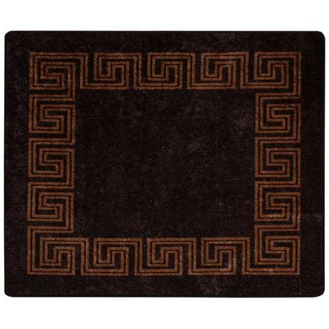 Runner Tappeto MARSA Nero 80 x 100 cm Poliestere e PVC - Foto 1