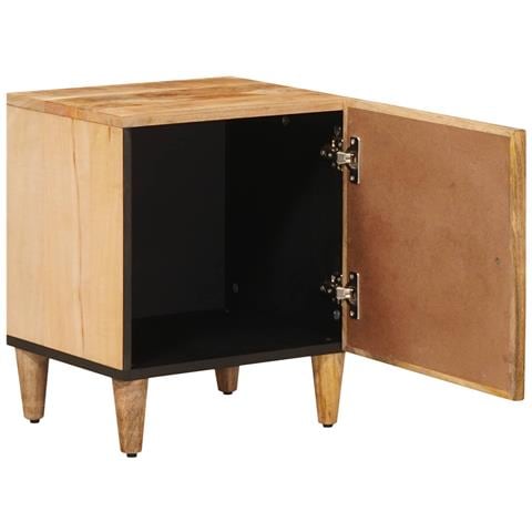 Comodino Marrone 40 x 33,5 x 46 cm Legno di mango massello - Foto 2