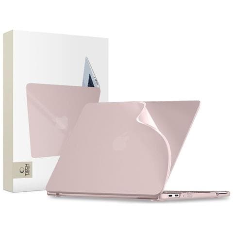 Tech-protect Softshell Case Per Macbook 13 2026, Rosa Opaco - Foto 1