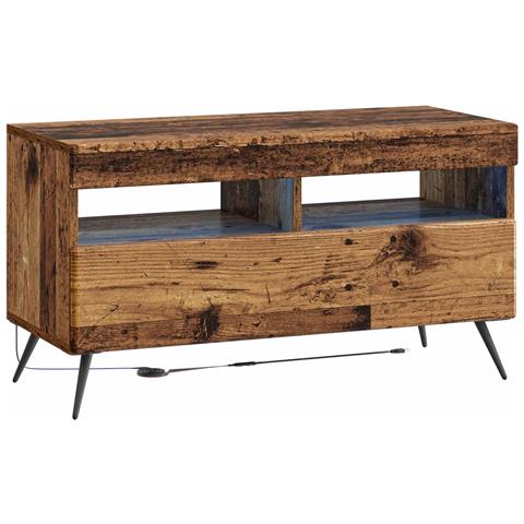 Mobile TV LED Legno antico Legno ingegnerizzato - Foto 1