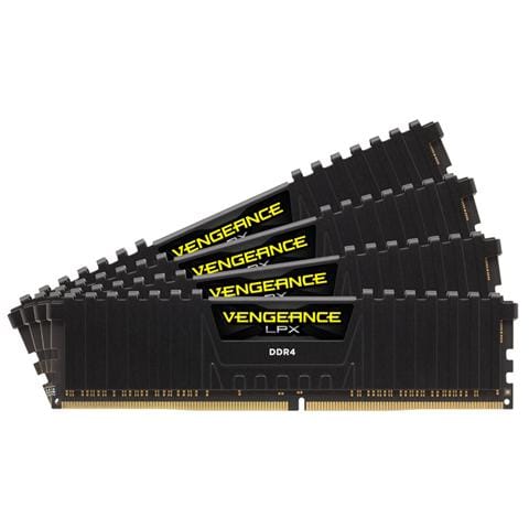 Memoria Dimm Vengeance LPX 32 GB (4 x 8GB) DDR4 2666 Mhz CL16 Dissipatore Nero - Foto 1
