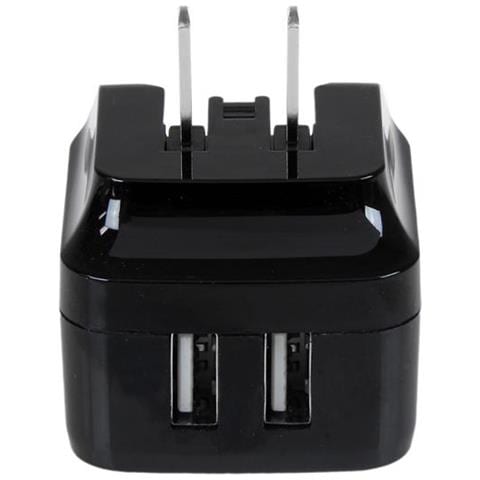 Caricabatterie da Muro a doppia porta x2 USB ad alta potenza (17W / 3.4 Amp) Alimentatore USB da viaggio (Internazionale)  - Foto 6